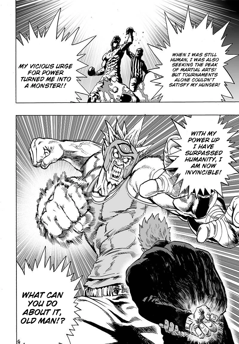 One Punch Man Manga Chapter 60 page 22 - Entering the Stadium scene