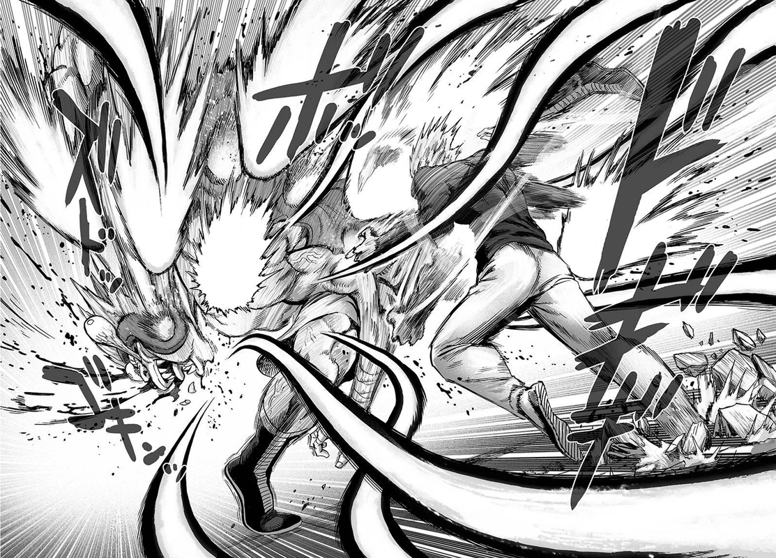 One Punch Man Manga Chapter 60 page 24 - Entering the Stadium scene