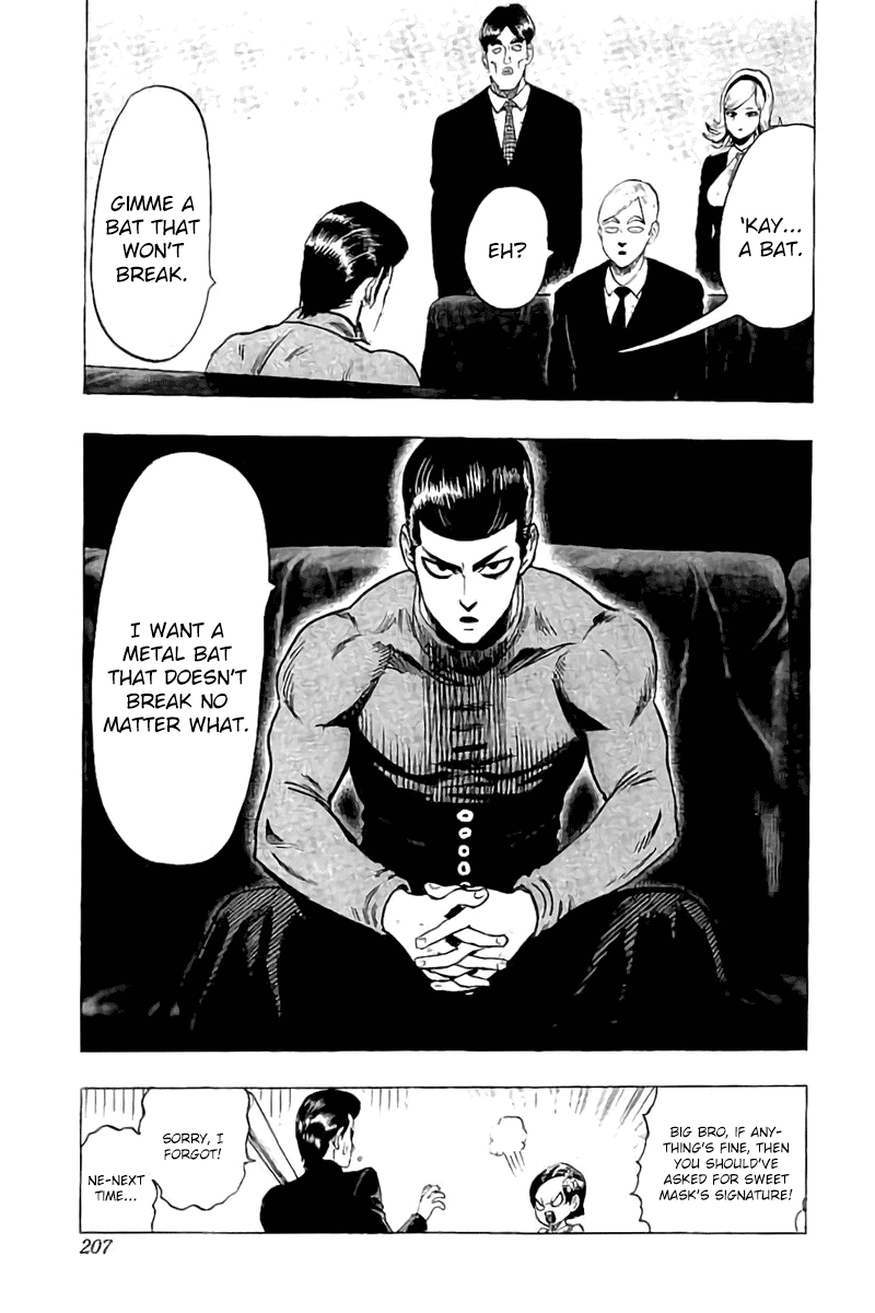 One Punch Man Manga Chapter 61.5 page 8 - Volume 11 Extras scene