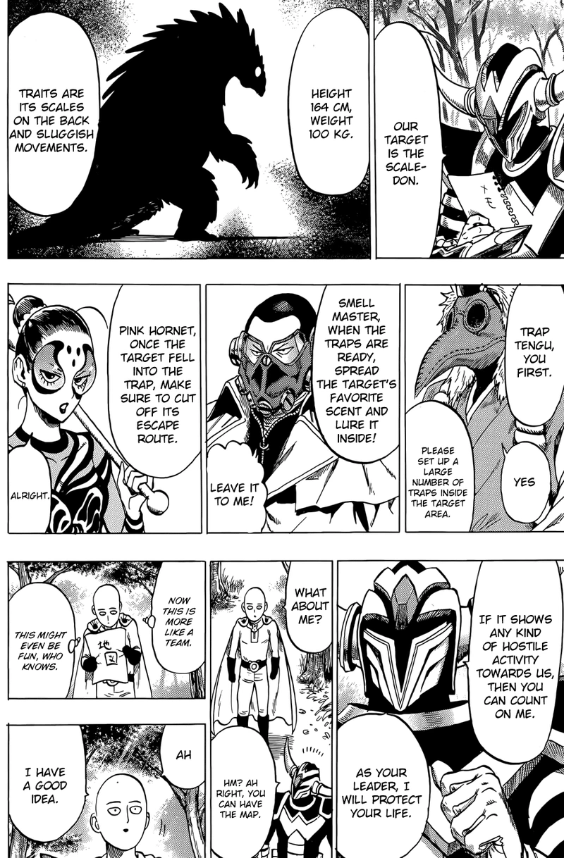 One Punch Man Manga Chapter 61.6 page 10 - Squadron | Volume 11 Extras scene