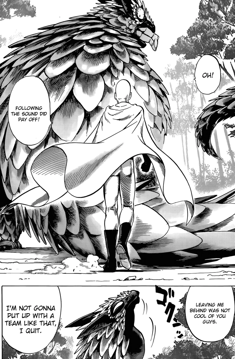 One Punch Man Manga Chapter 61.6 page 23 - Squadron | Volume 11 Extras scene