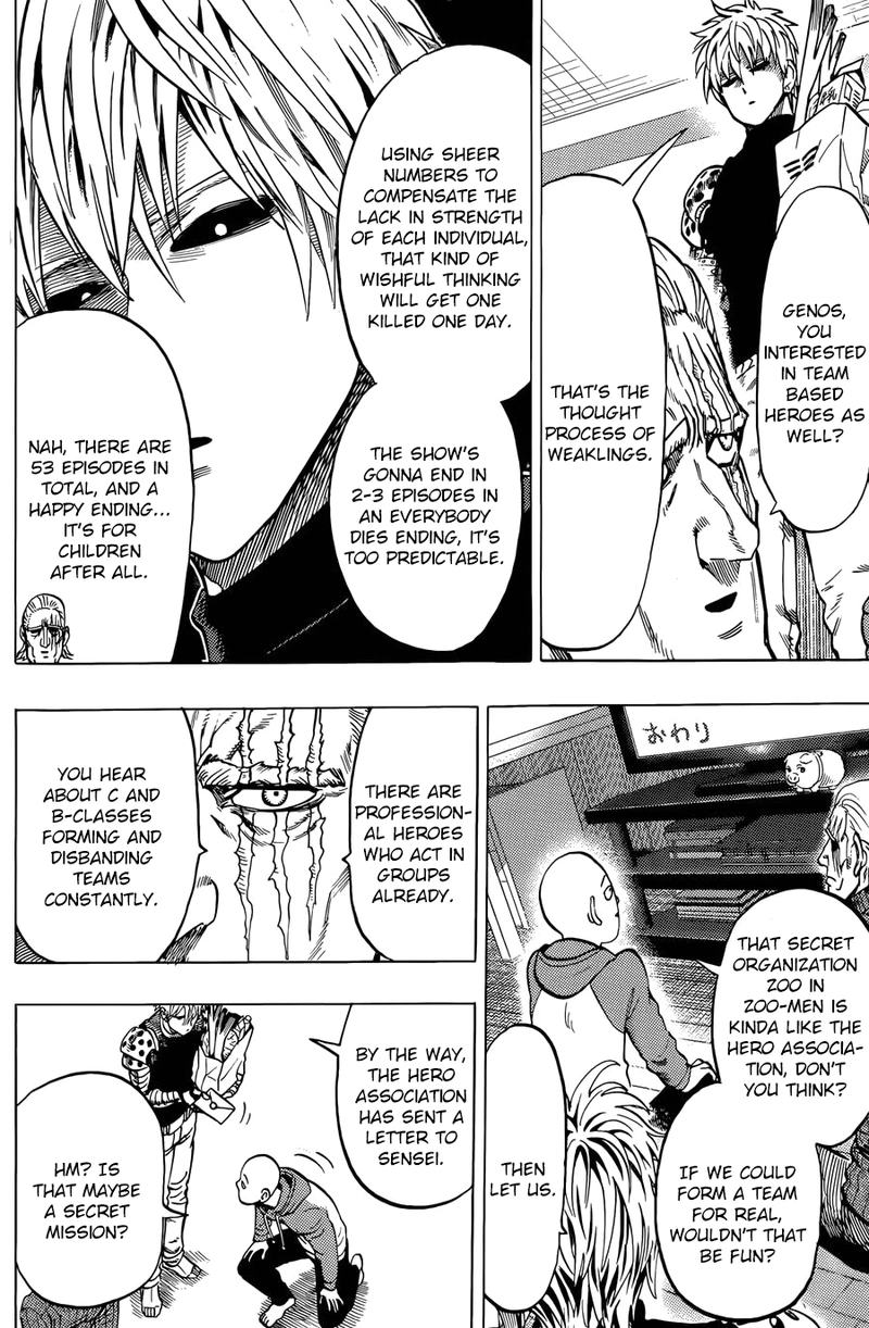 One Punch Man Manga Chapter 61.6 page 6 - Squadron | Volume 11 Extras scene