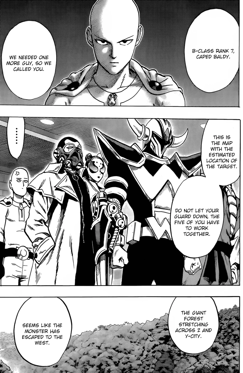 One Punch Man Manga Chapter 61.6 page 9 - Squadron | Volume 11 Extras scene
