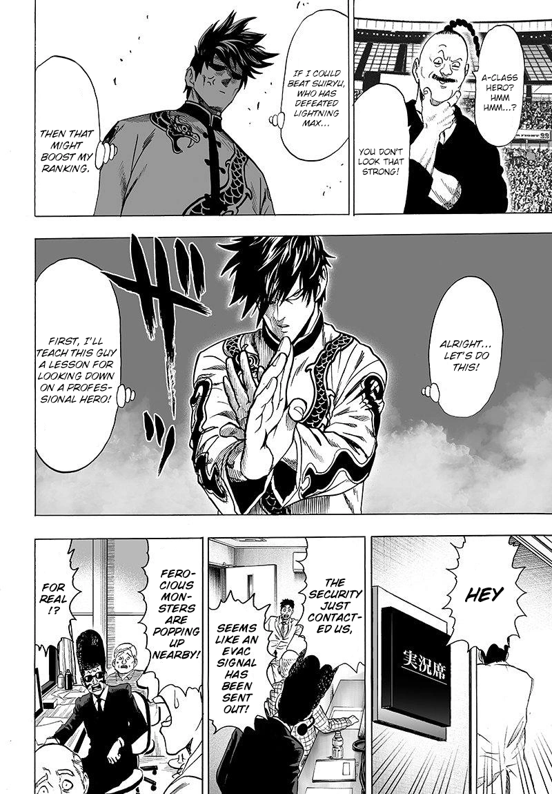 One Punch Man Manga Chapter 62 page 20 - Reason for Seeking scene