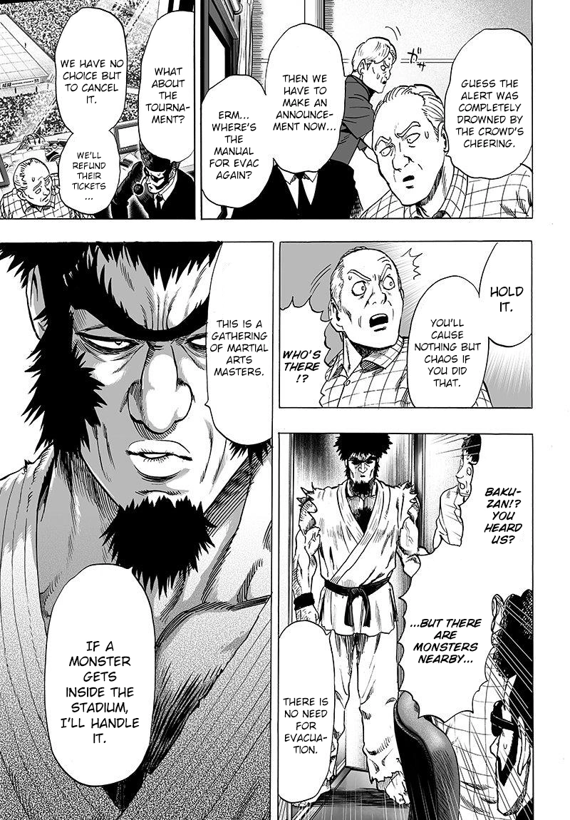 One Punch Man Manga Chapter 62 page 21 - Reason for Seeking scene