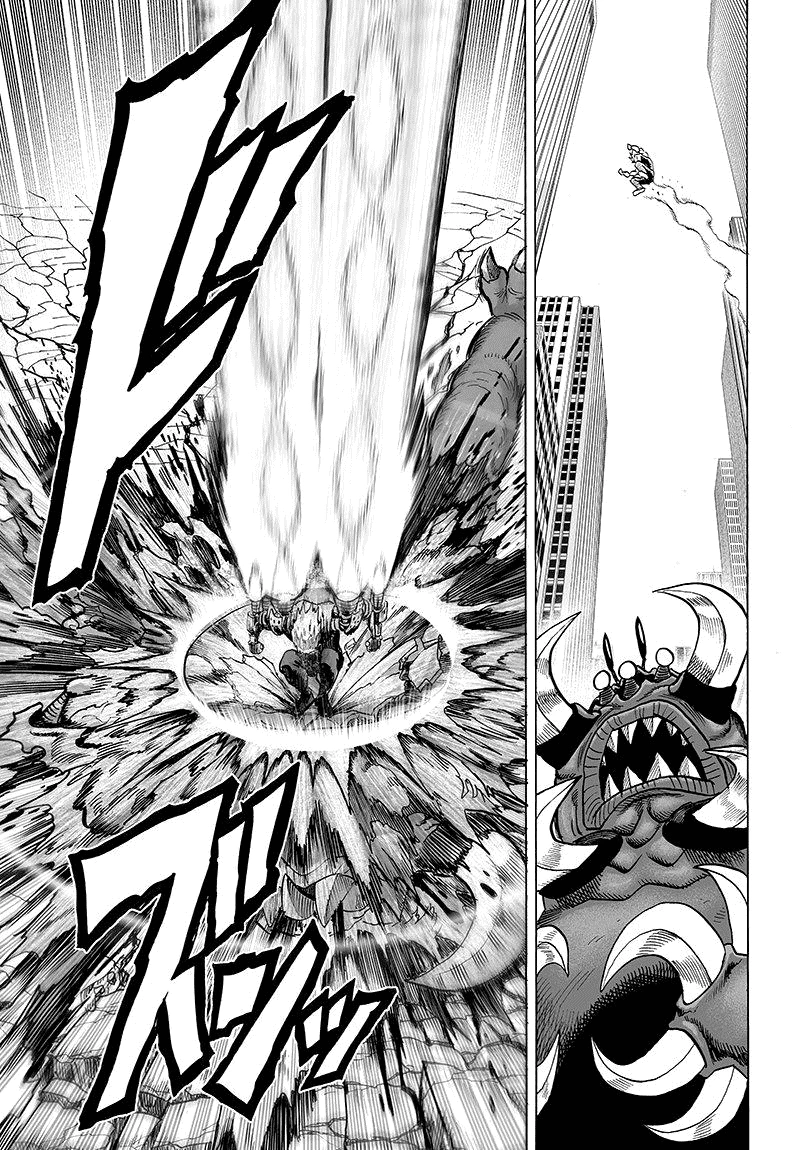 One Punch Man Manga Chapter 63 page 19 - Games and Combat scene