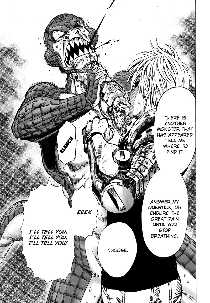 One Punch Man Manga Chapter 63 page 21 - Games and Combat scene