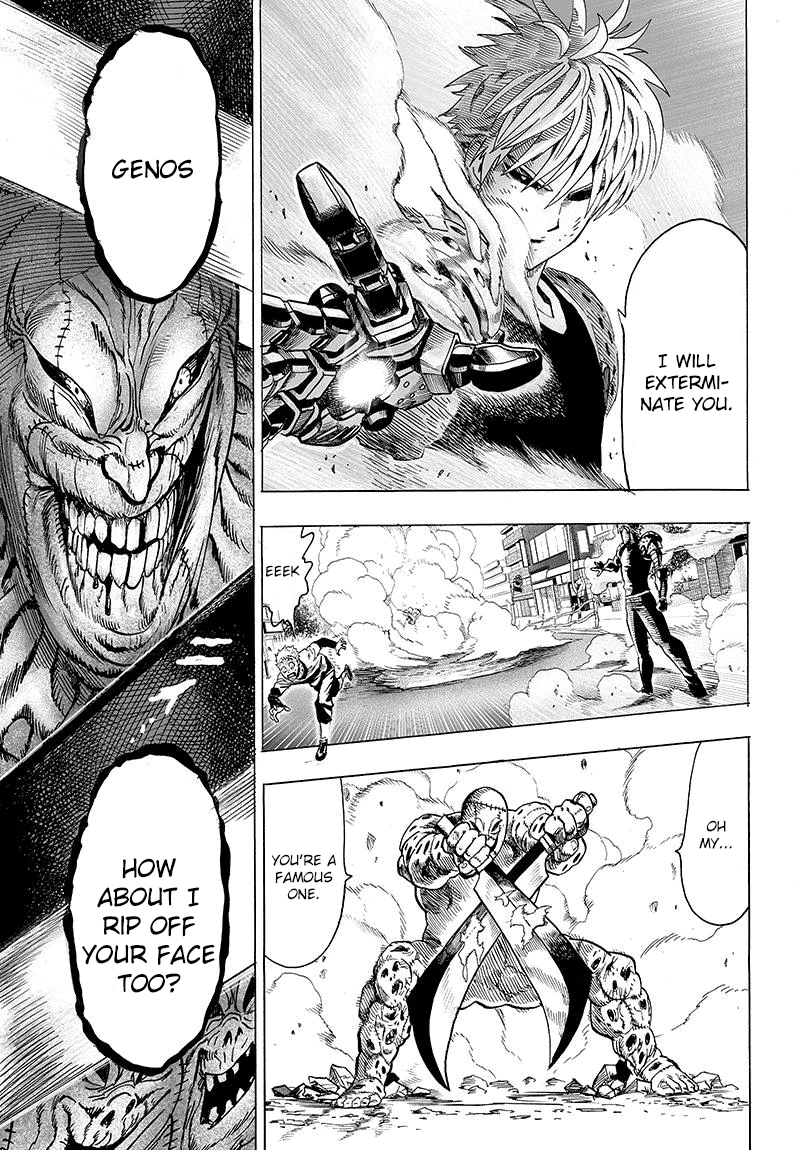 One Punch Man Manga Chapter 63 page 25 - Games and Combat scene