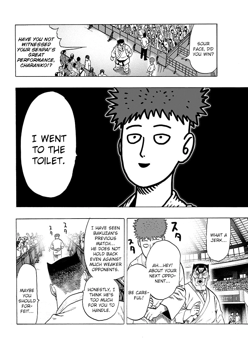 One Punch Man Manga Chapter 63 page 34 - Games and Combat scene
