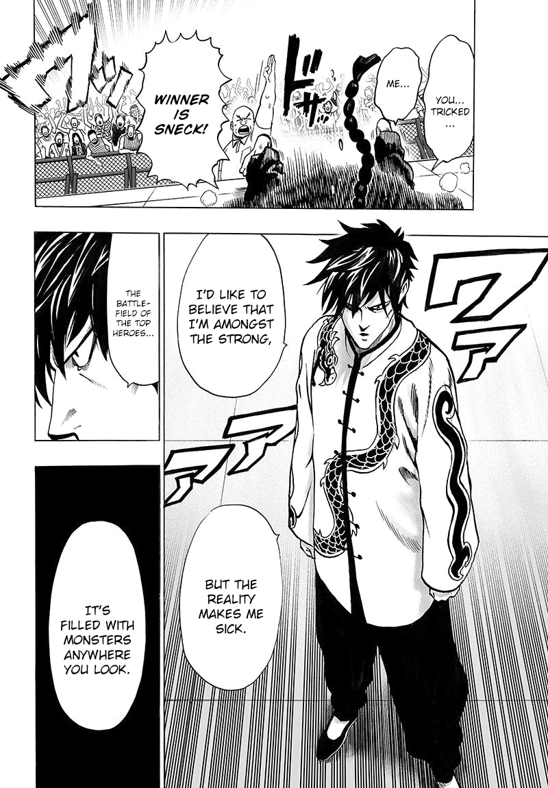 One Punch Man Manga Chapter 63 page 8 - Games and Combat scene