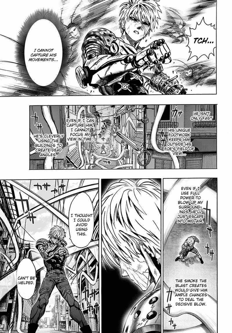 One Punch Man Manga Chapter 64 page 18 - Limit scene