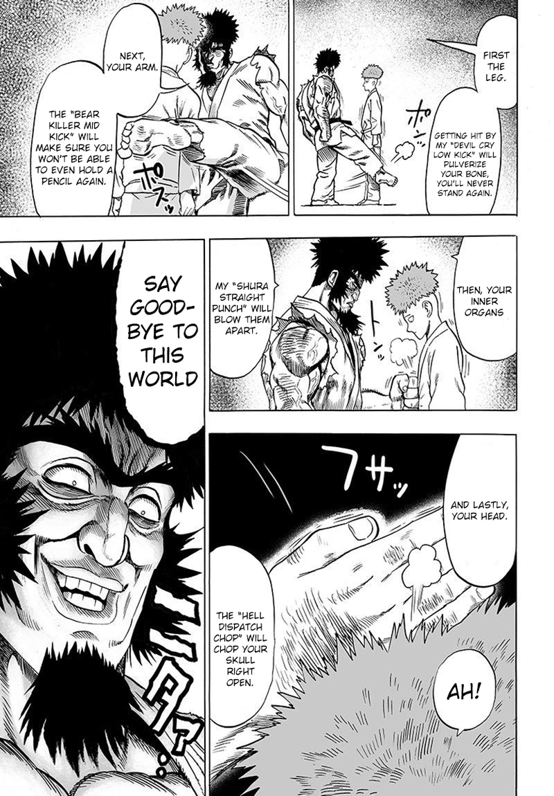 One Punch Man Manga Chapter 64 page 5 - Limit scene