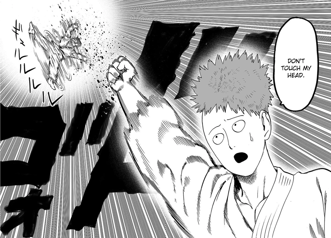 One Punch Man Manga Chapter 64 page 6 - Limit scene