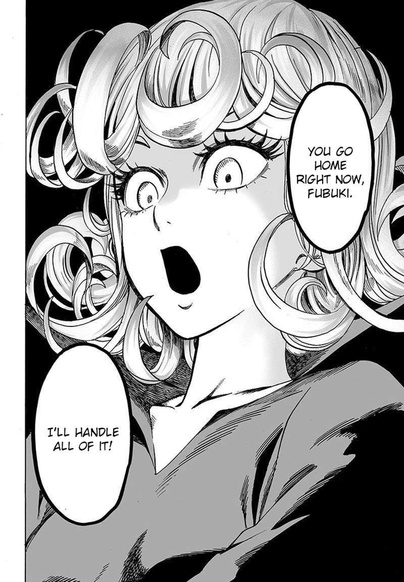 One Punch Man Manga Chapter 65 page 19 - Sisters scene