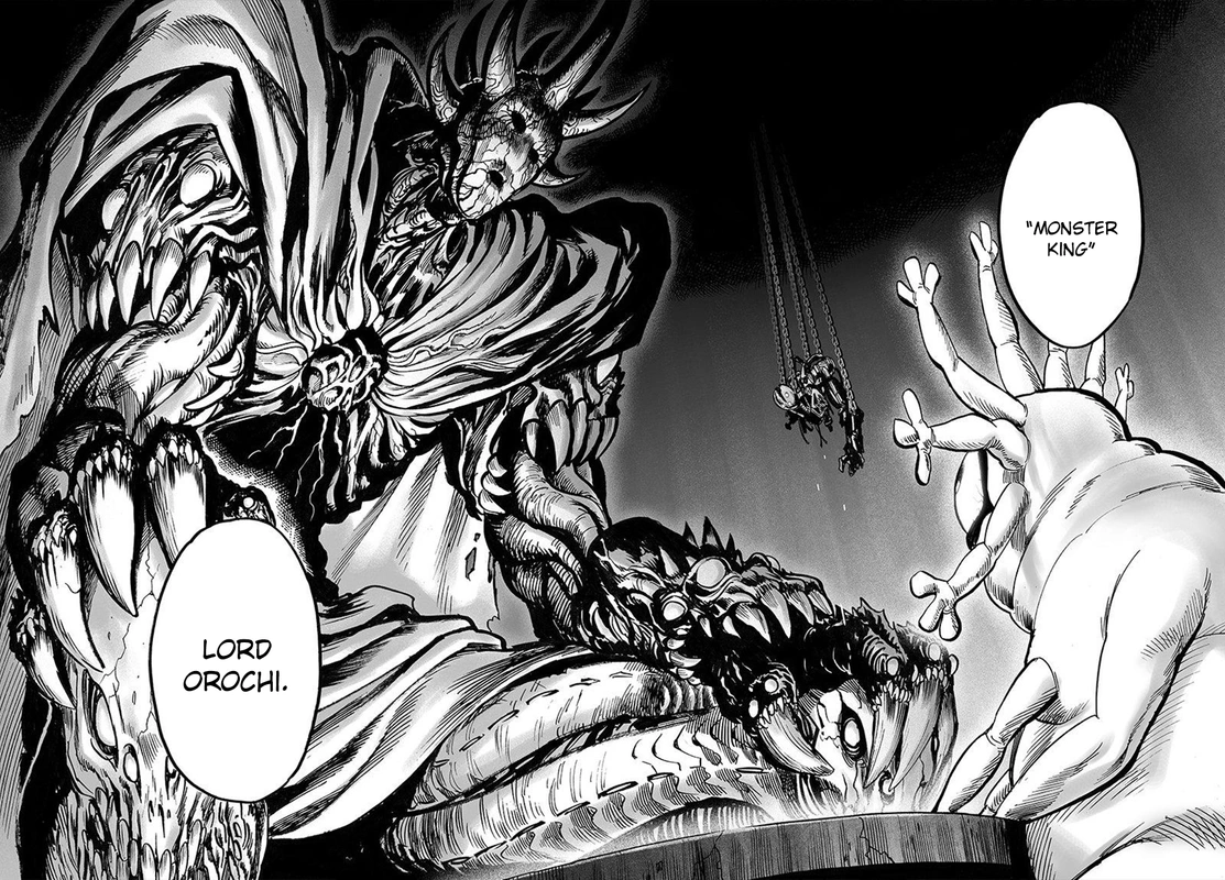 One Punch Man Manga Chapter 66 page 25 - The Strong Guys scene