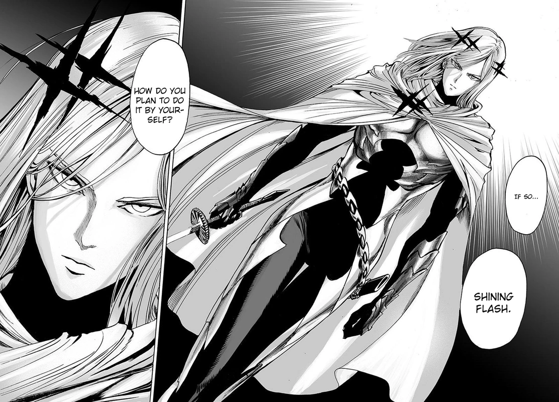 One Punch Man Manga Chapter 68 page 12 - Great Battle Power scene