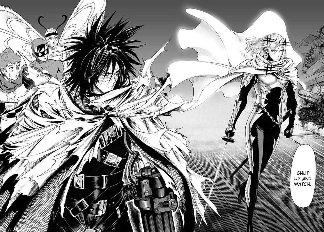One Punch Man Manga Chapter 68 page 13 - Great Battle Power scene
