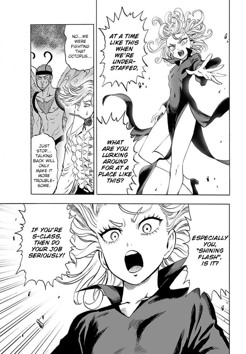 One Punch Man Manga Chapter 68 page 36 - Great Battle Power scene