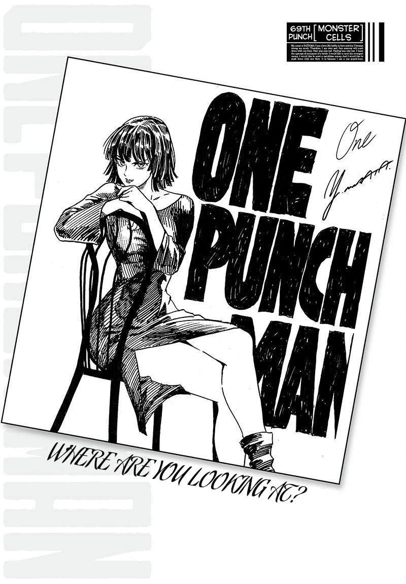 One Punch Man Manga Chapter 69 page 1 - Monster Cells scene