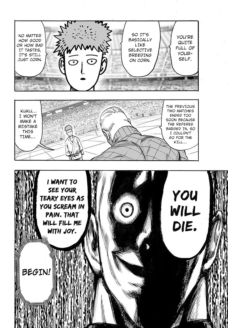 One Punch Man Manga Chapter 69 page 35 - Monster Cells scene