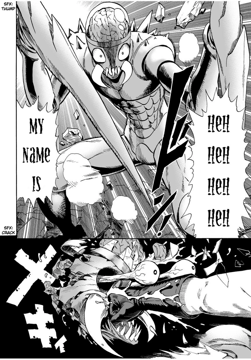 One Punch Man Manga Chapter 7 page 12 - Mysterious Raid scene