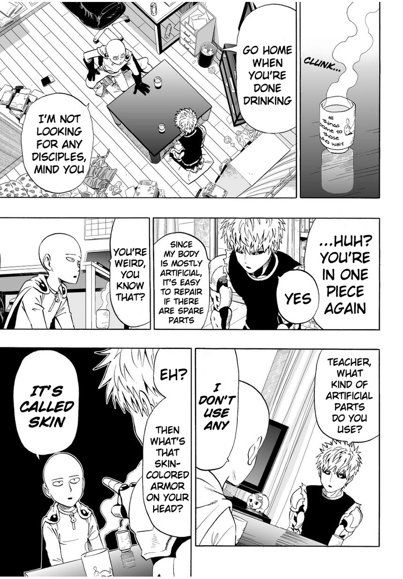 One Punch Man Manga Chapter 7 page 3 - Mysterious Raid scene