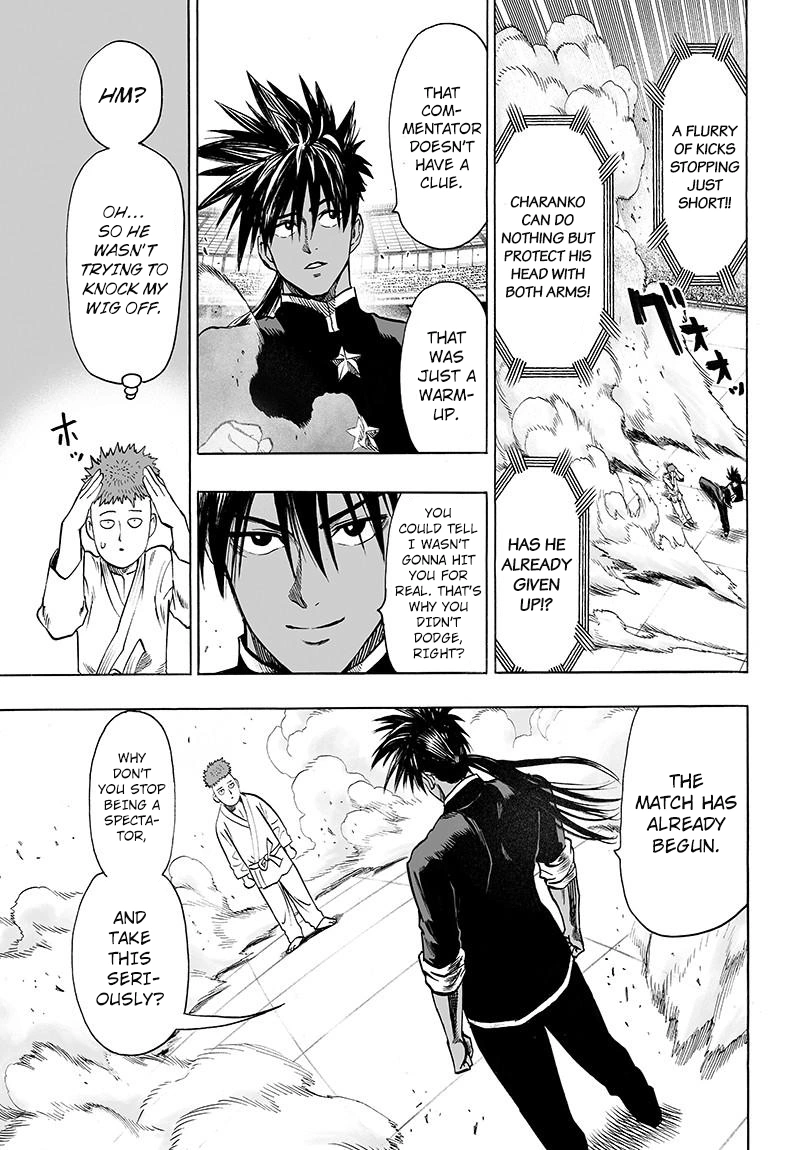 One Punch Man Manga Chapter 70 page 15 - Being Strong Is Fun scene