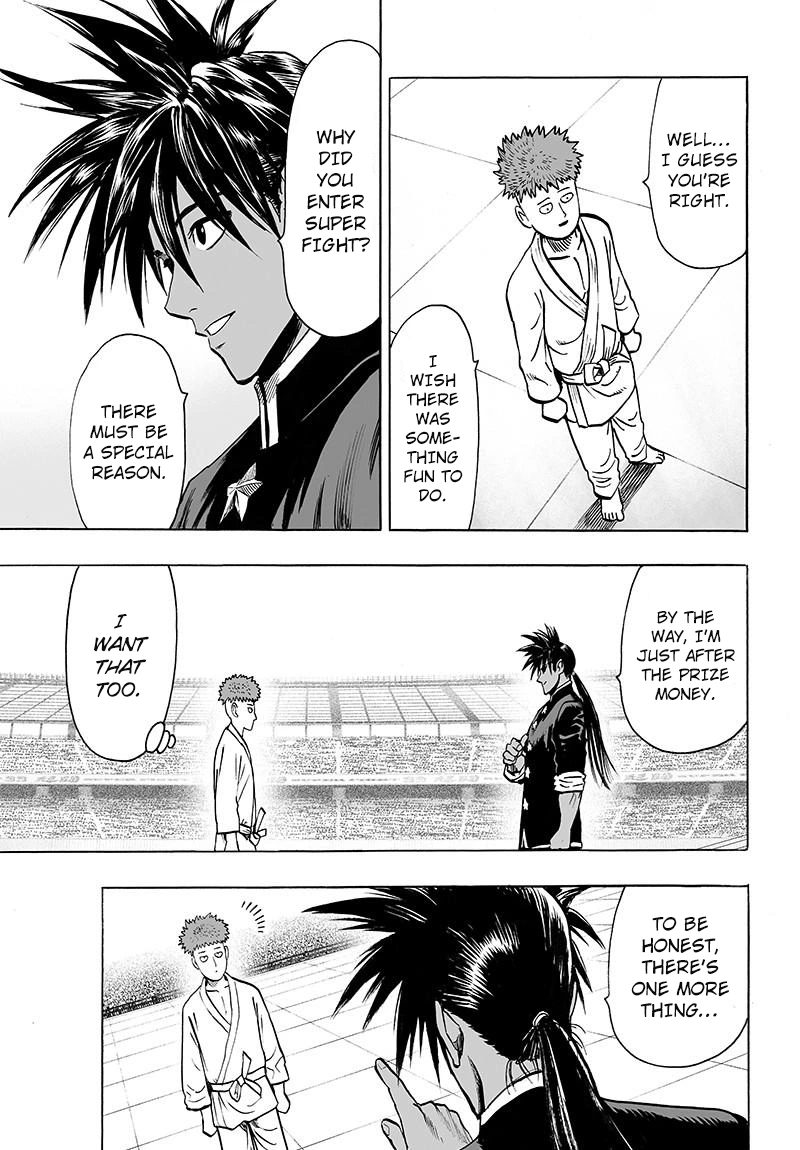 One Punch Man Manga Chapter 70 page 17 - Being Strong Is Fun scene