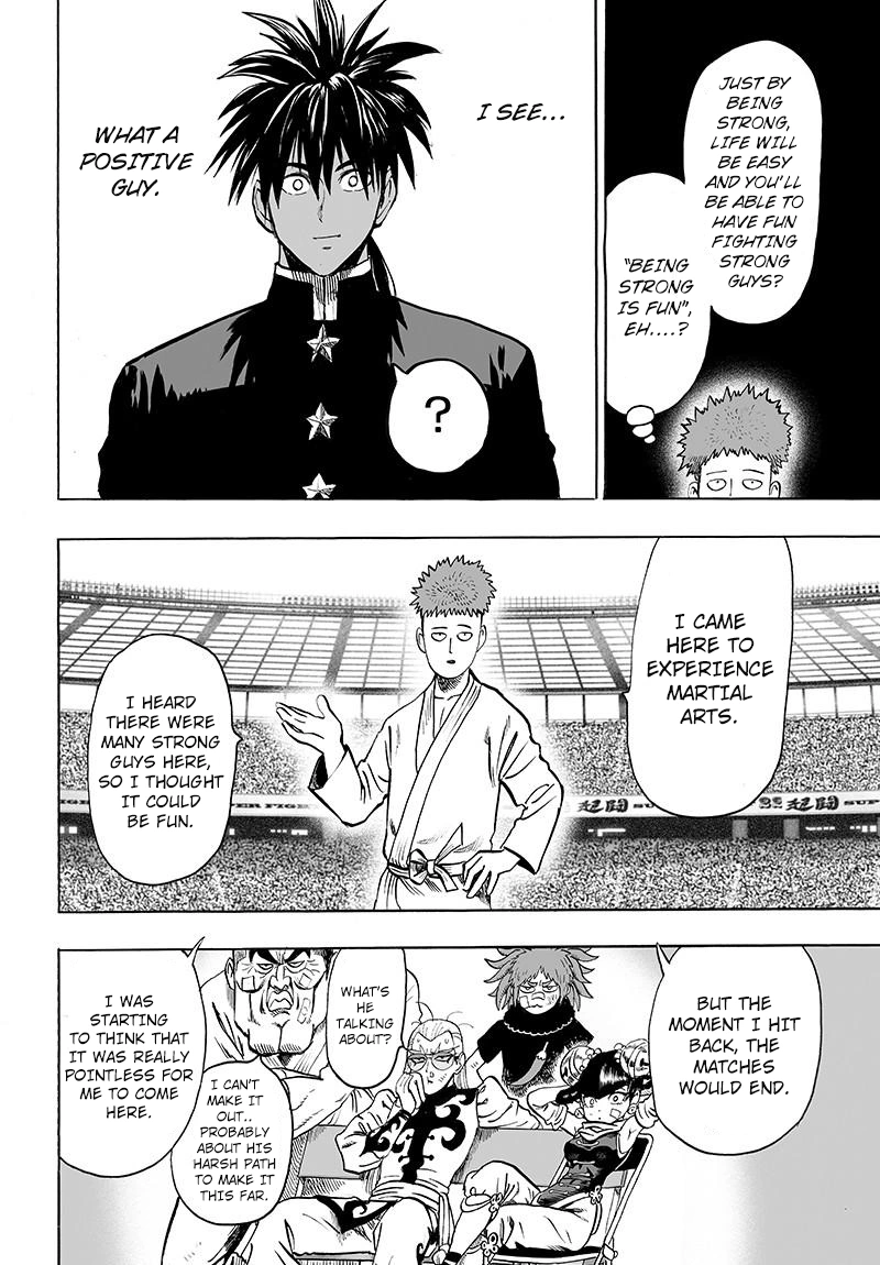 One Punch Man Manga Chapter 70 page 20 - Being Strong Is Fun scene