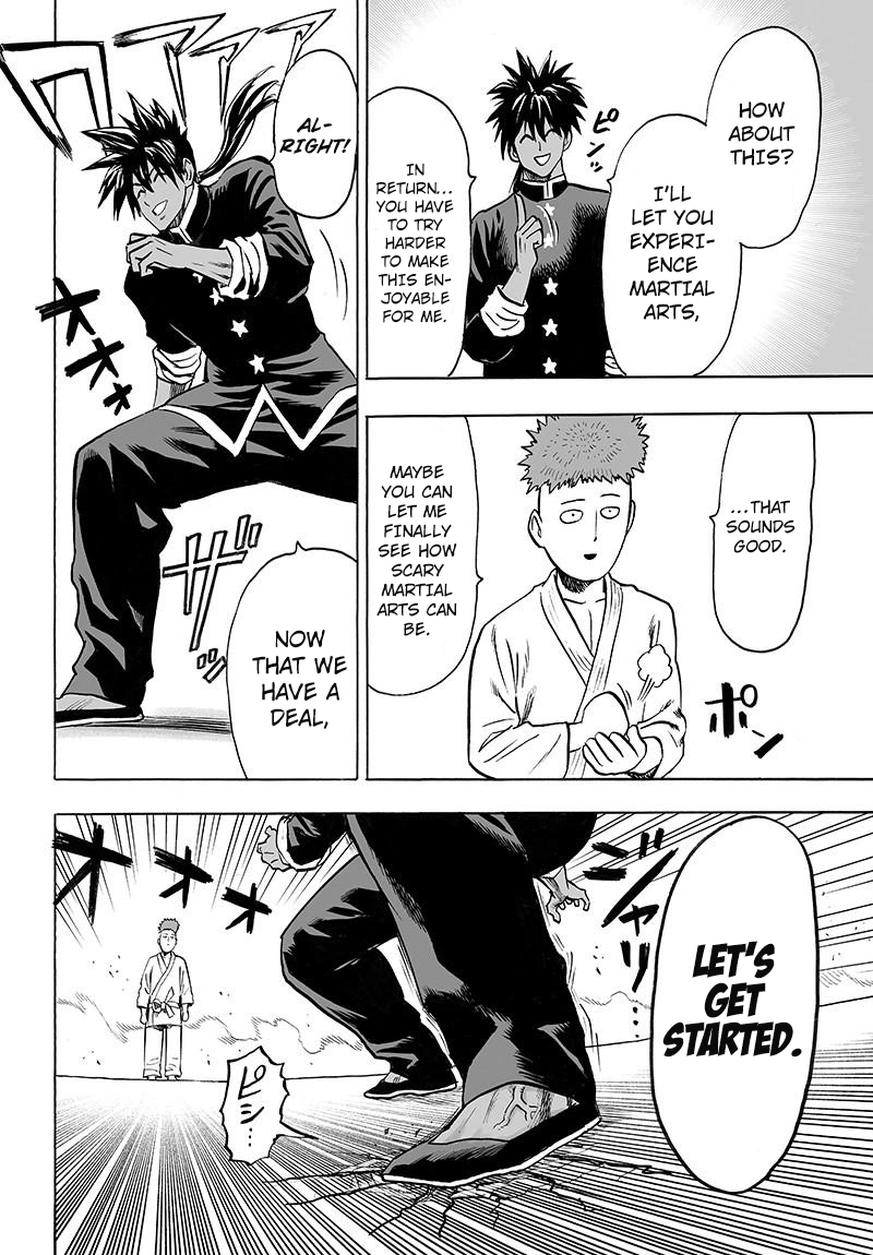 One Punch Man Manga Chapter 70 page 22 - Being Strong Is Fun scene