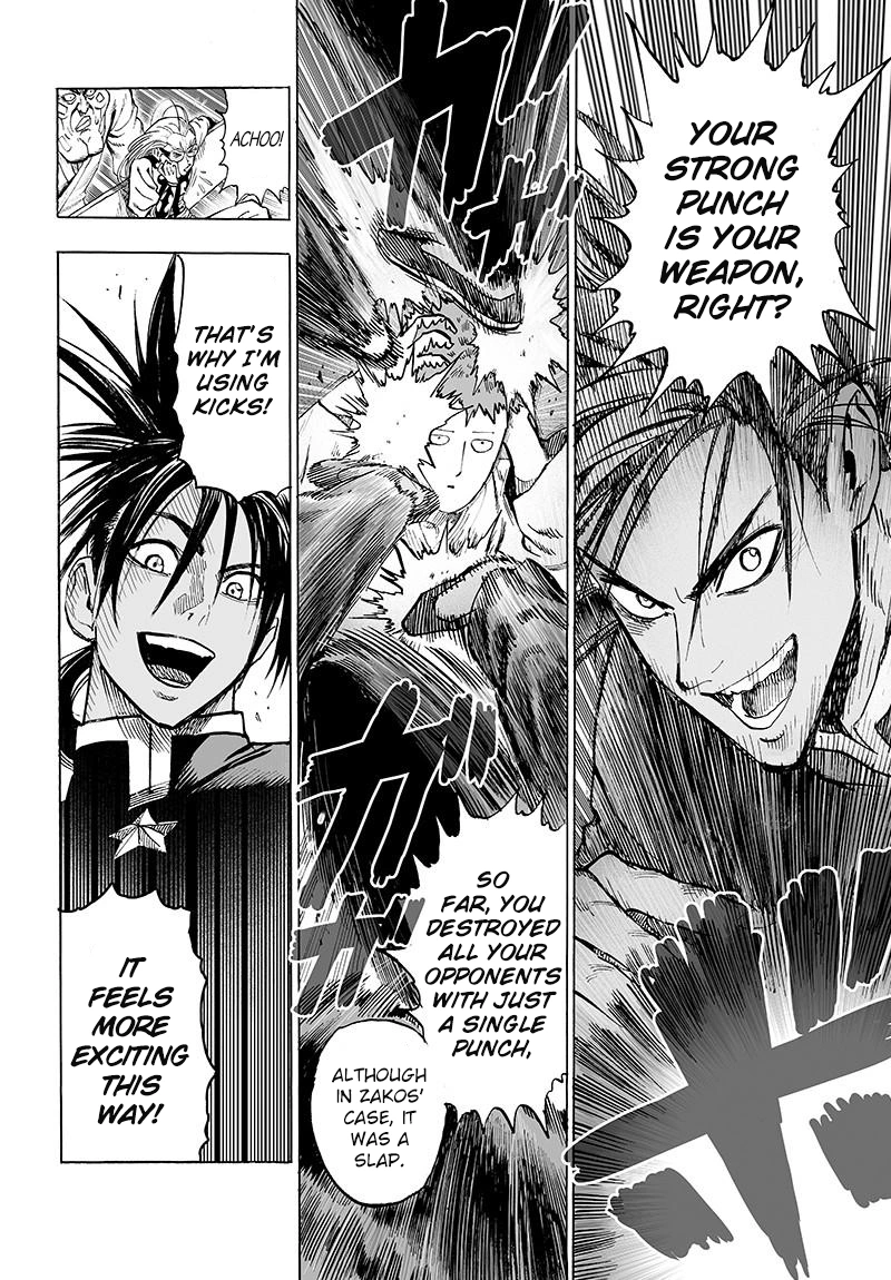 One Punch Man Manga Chapter 70 page 37 - Being Strong Is Fun scene