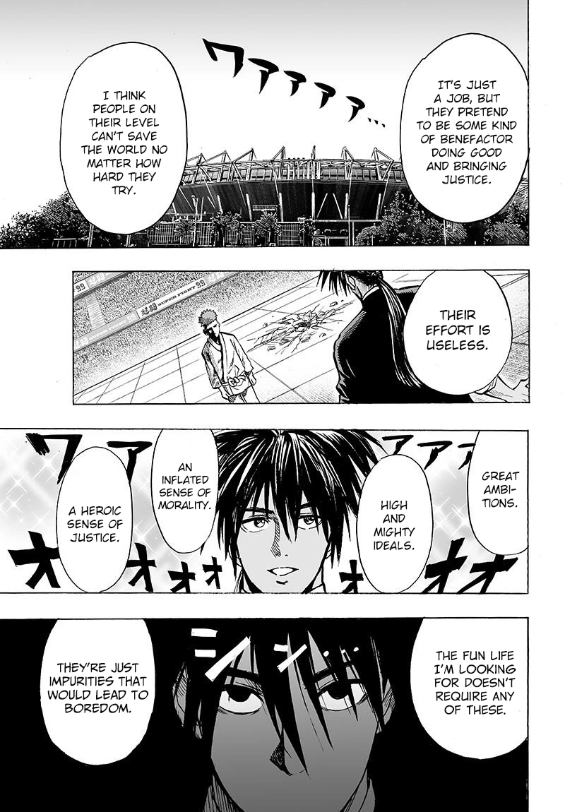 One Punch Man Manga Chapter 70 page 48 - Being Strong Is Fun scene