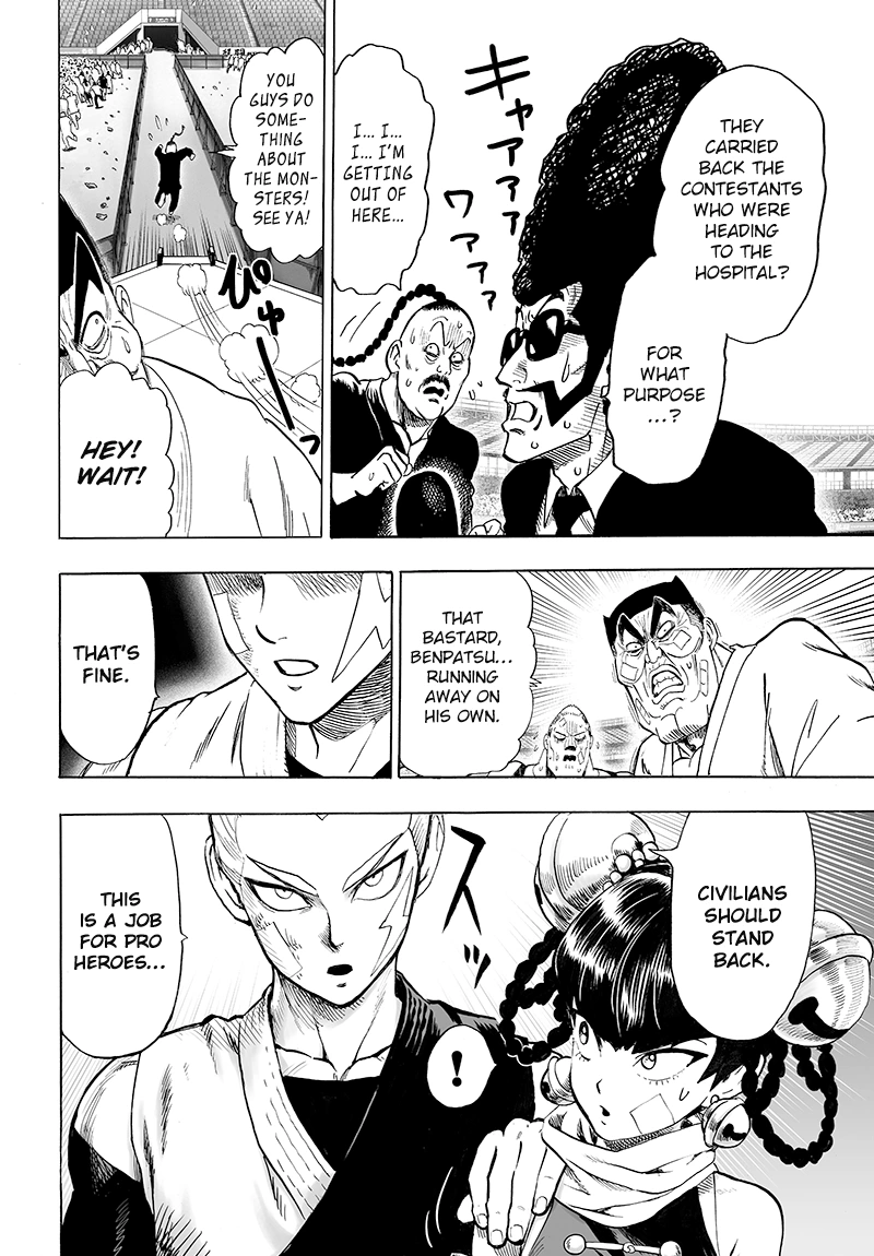 One Punch Man Manga Chapter 71 page 39 - Martial Arts Means...!! scene