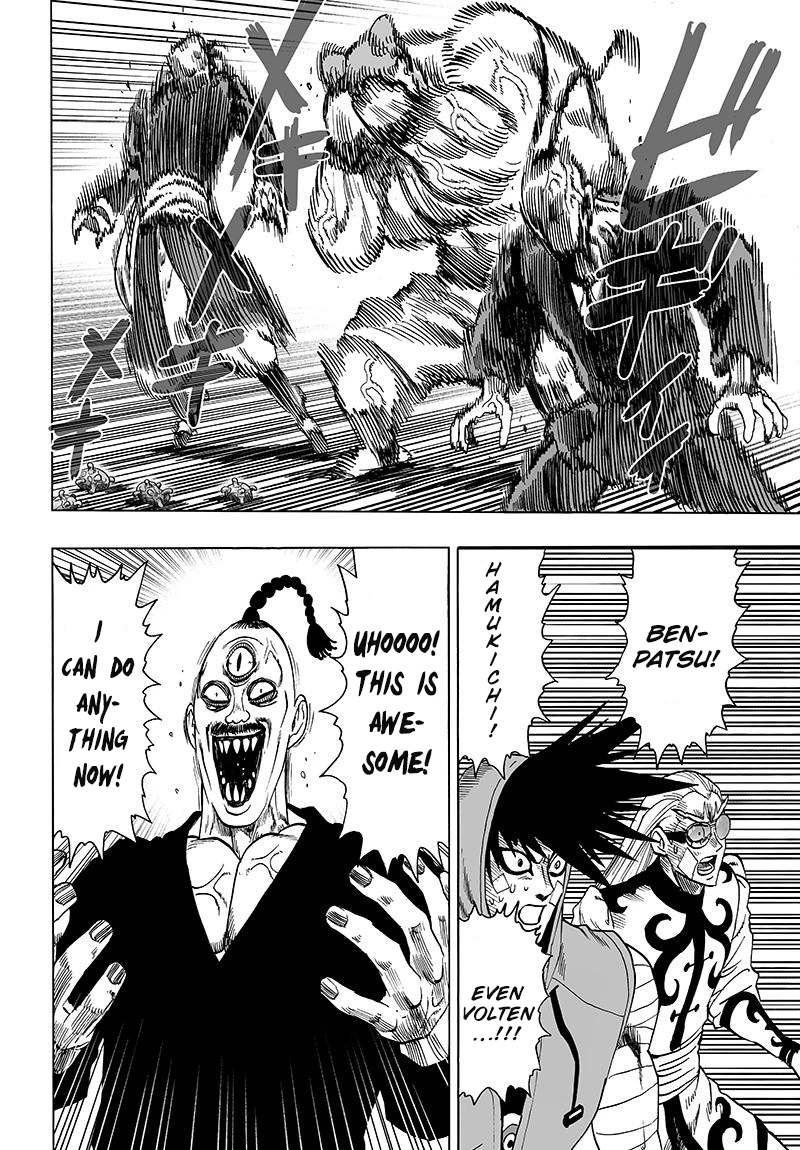 One Punch Man Manga Chapter 72 page 22 - Monsterization scene