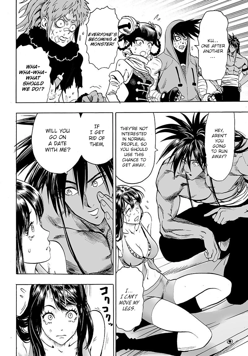 One Punch Man Manga Chapter 72 page 24 - Monsterization scene