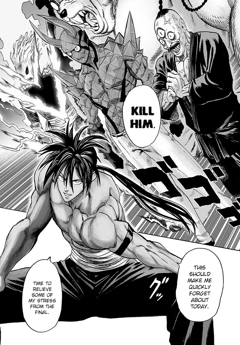 One Punch Man Manga Chapter 72 page 27 - Monsterization scene