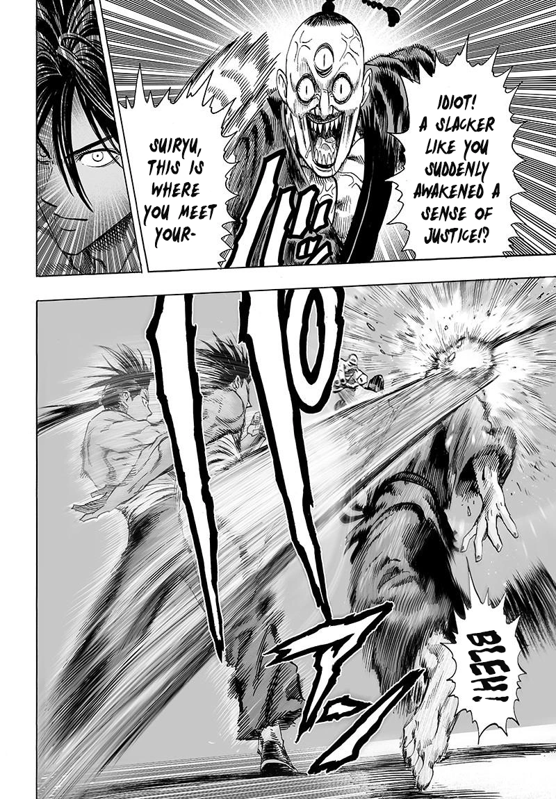One Punch Man Manga Chapter 72 page 28 - Monsterization scene