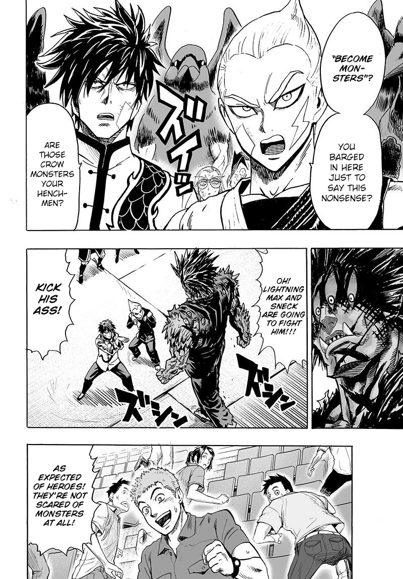 One Punch Man Manga Chapter 72 page 4 - Monsterization scene