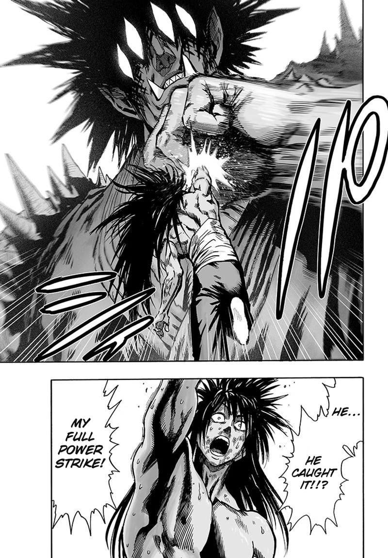 One Punch Man Manga Chapter 73 page 14 - Resistance of the Strong scene
