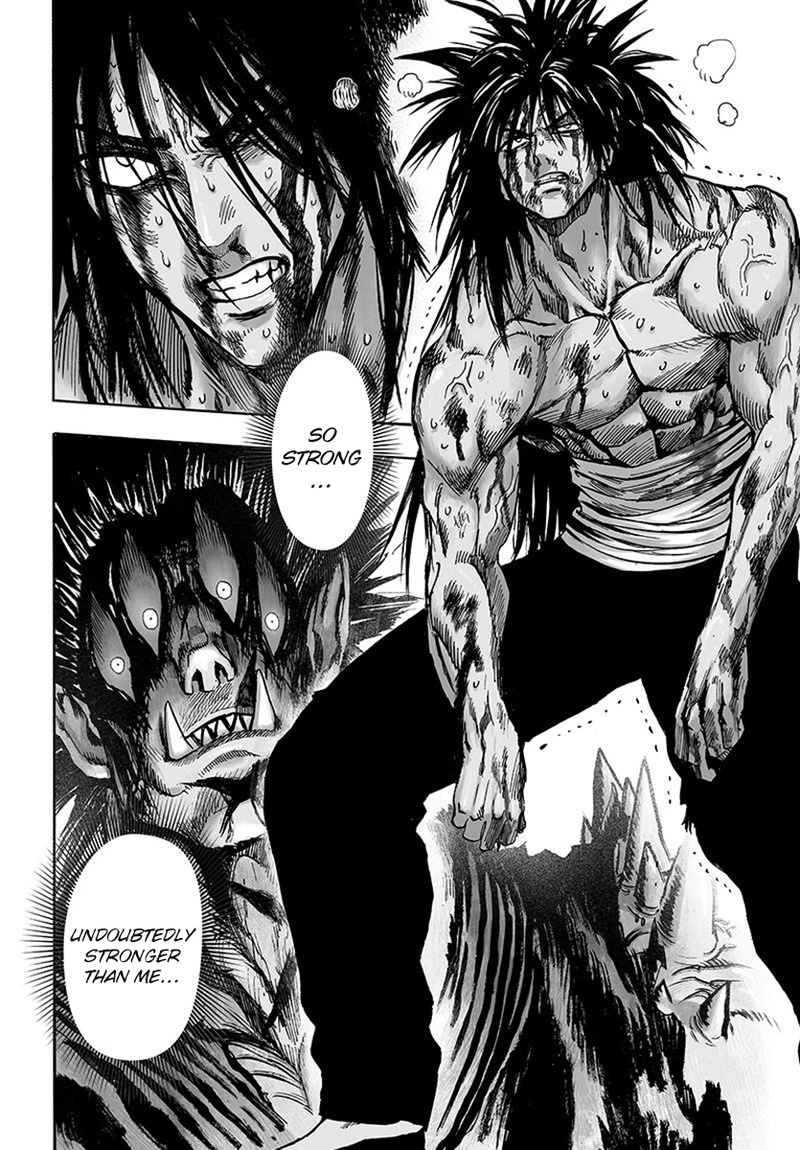 One Punch Man Manga Chapter 73 page 17 - Resistance of the Strong scene