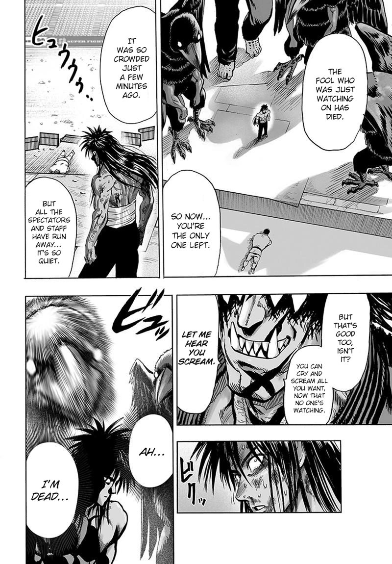 One Punch Man Manga Chapter 73 page 27 - Resistance of the Strong scene