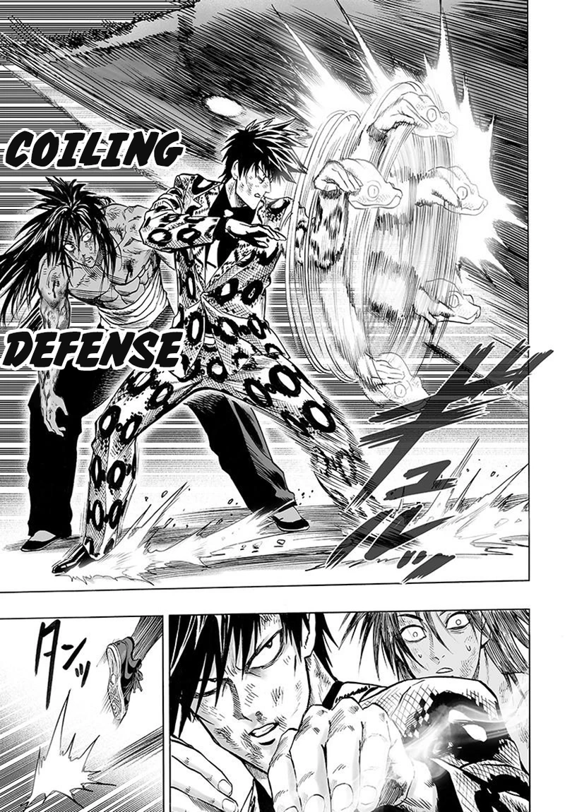 One Punch Man Manga Chapter 73 page 28 - Resistance of the Strong scene
