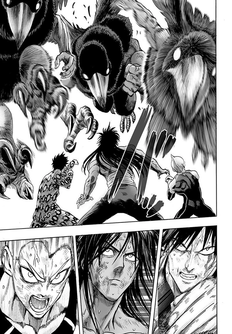 One Punch Man Manga Chapter 73 page 32 - Resistance of the Strong scene