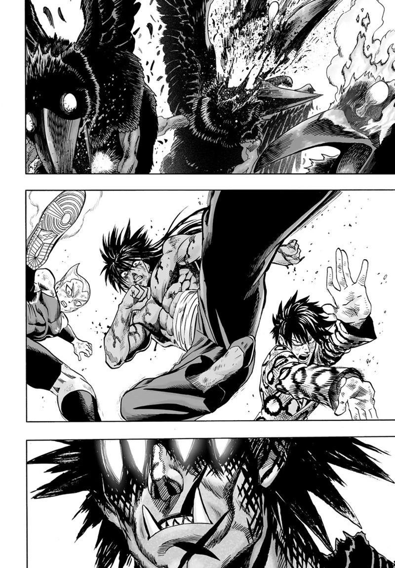 One Punch Man Manga Chapter 73 page 34 - Resistance of the Strong scene