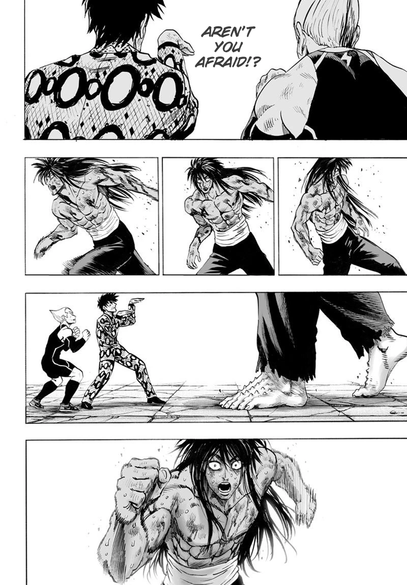 One Punch Man Manga Chapter 73 page 38 - Resistance of the Strong scene