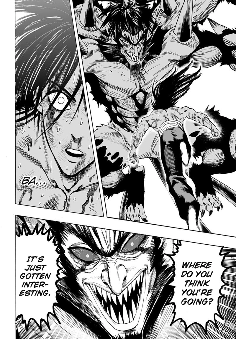 One Punch Man Manga Chapter 73 page 40 - Resistance of the Strong scene