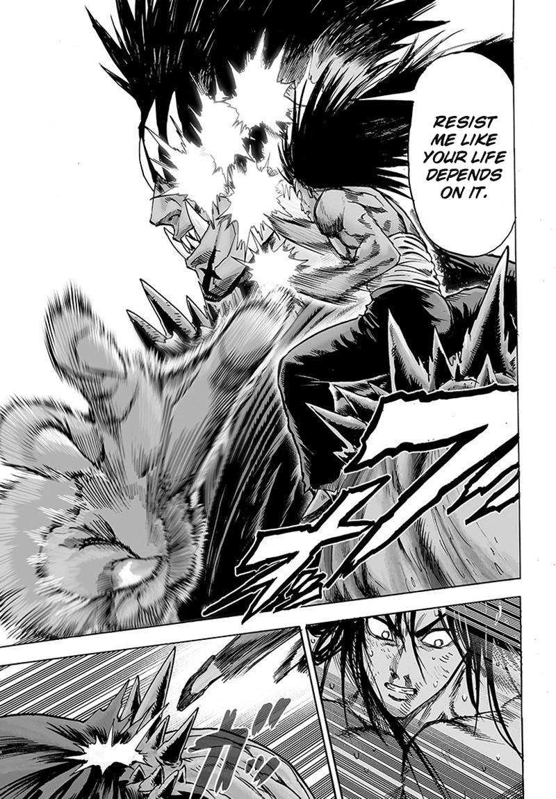 One Punch Man Manga Chapter 73 page 6 - Resistance of the Strong scene