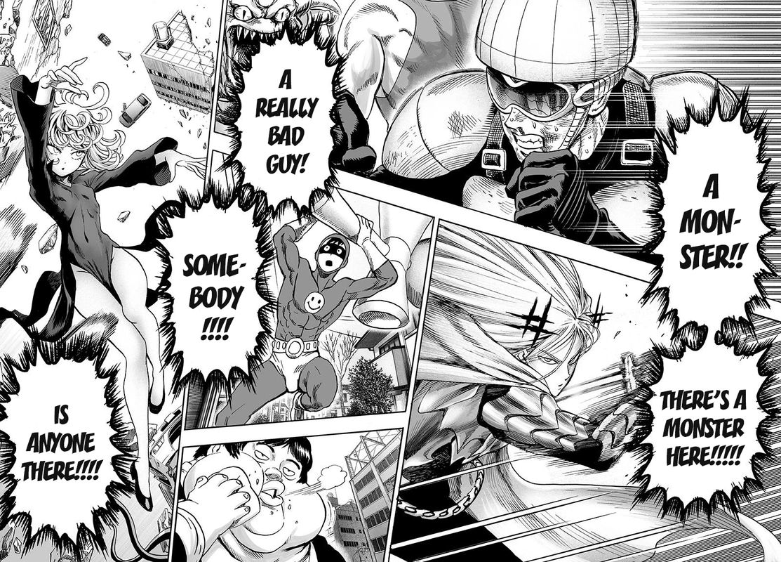 One Punch Man Manga Chapter 74.2 page 11 - Depths of Despair (Part 2) scene
