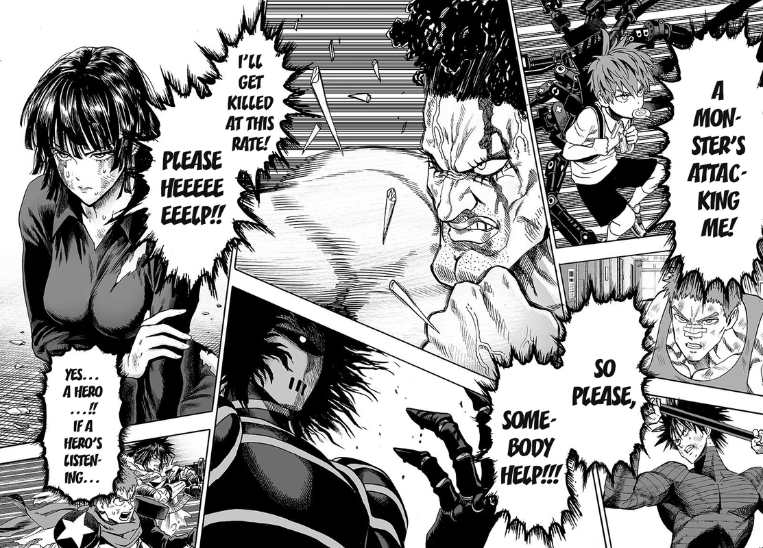 One Punch Man Manga Chapter 74.2 page 12 - Depths of Despair (Part 2) scene