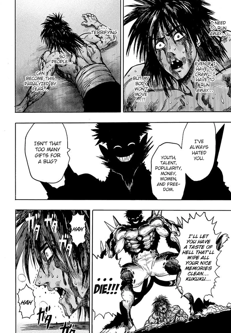 One Punch Man Manga Chapter 74.2 page 7 - Depths of Despair (Part 2) scene